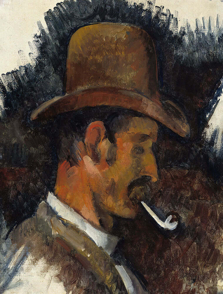 Man with Pipe by Paul Cézanne - Art Print - Zapista