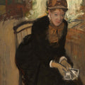 Mary Cassatt by Edgar Degas - Art Print - Zapista