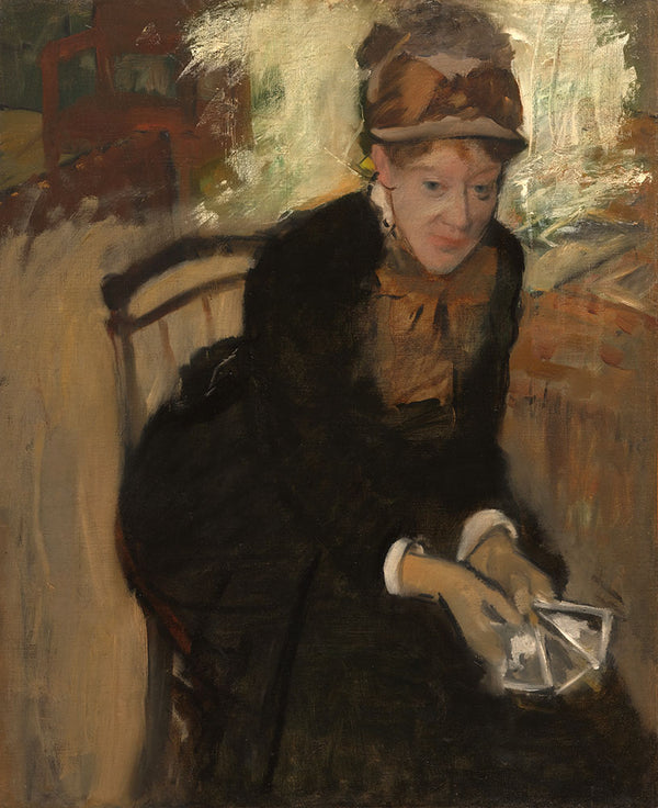 Mary Cassatt by Edgar Degas - Art Print - Zapista