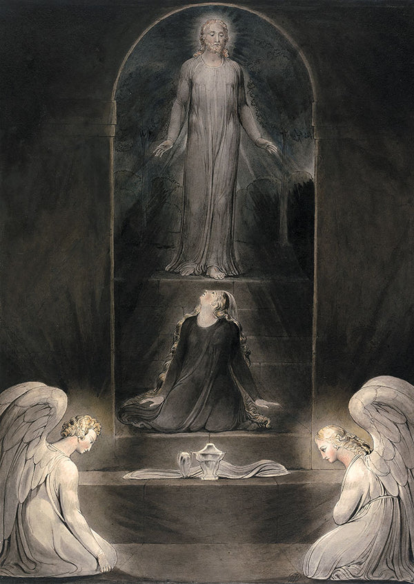 Mary Magdalen at the Sepulchre by William Blake - Art Print - Zapista