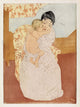 Maternal Caress by Mary Cassatt - Art Print - Zapista