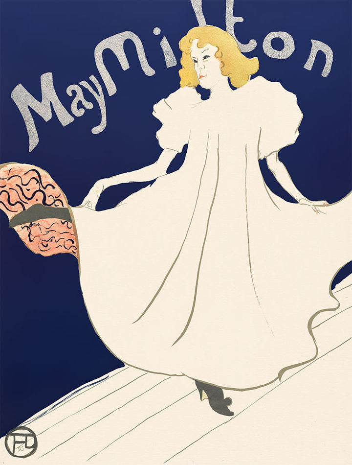 May Milton by Henri de Toulouse-Lautrec - Art Print - Zapista