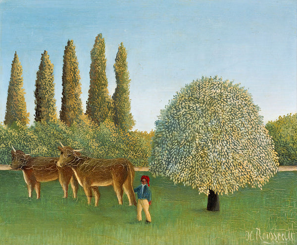 Meadowland (The Pasture) by Henri Rousseau - Art Print - Zapista