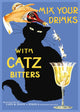 Mix Your Drinks with Catz Bitters - Art Print - Zapista