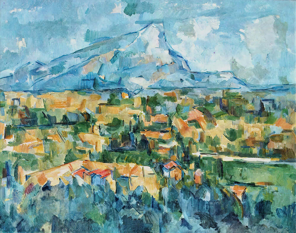 Montagne Saint-Victoire by Paul Cézanne - Art Print - Zapista