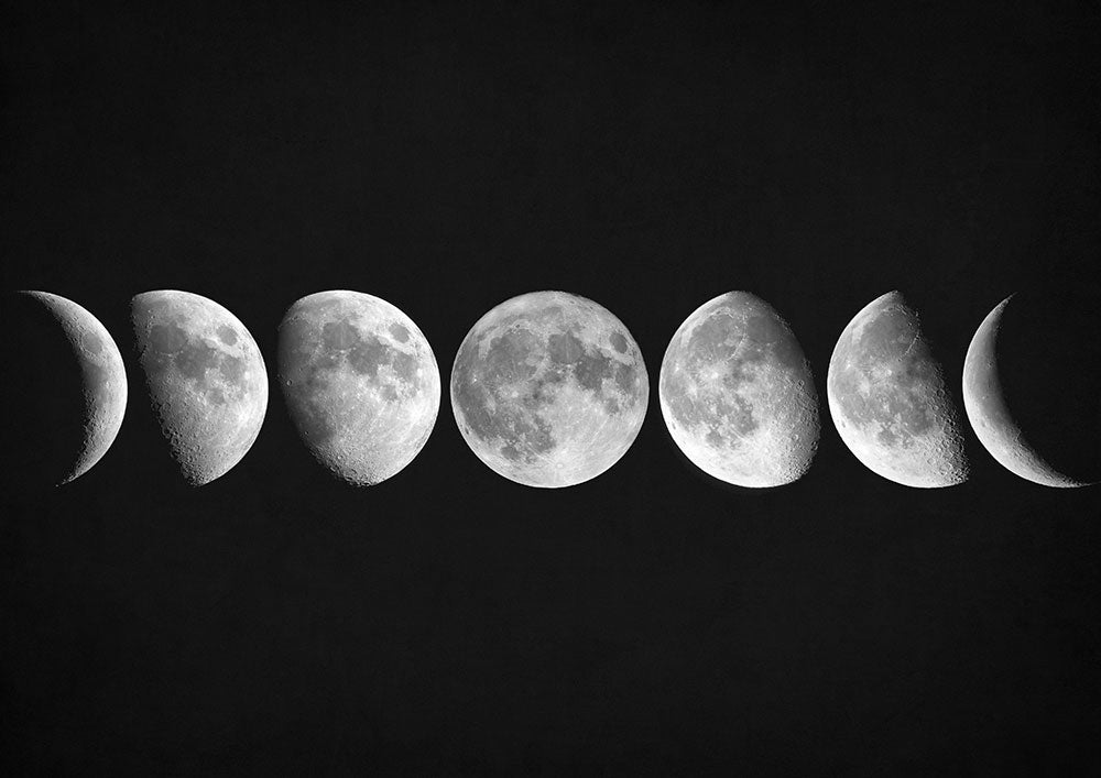 Moon phases - Art Print - Zapista