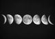 Moon phases - Art Print - Zapista