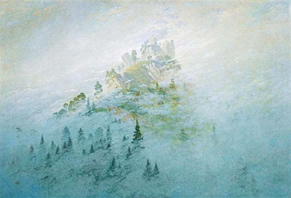 Morning Mist in the Mountains by Caspar David Friedrich - Art Print - Zapista