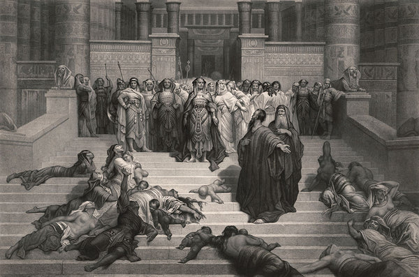 Moses before Pharaoh by Gustave Doré - Art Print - Zapista