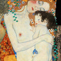 Mother and Child by Gustav Klimt - Art Print - Zapista