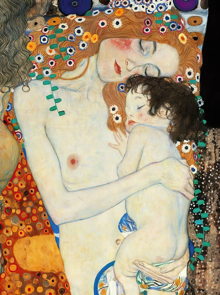 Mother and Child by Gustav Klimt - Art Print - Zapista