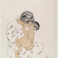 Mother's Kiss by Mary Cassatt - Art Print - Zapista