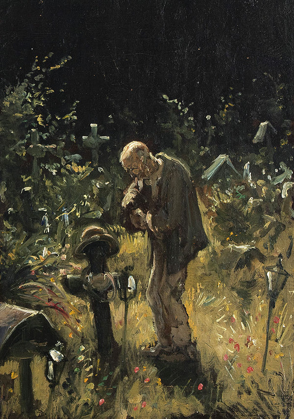 Mourning by Viggo Johansen - Art Print - Zapista