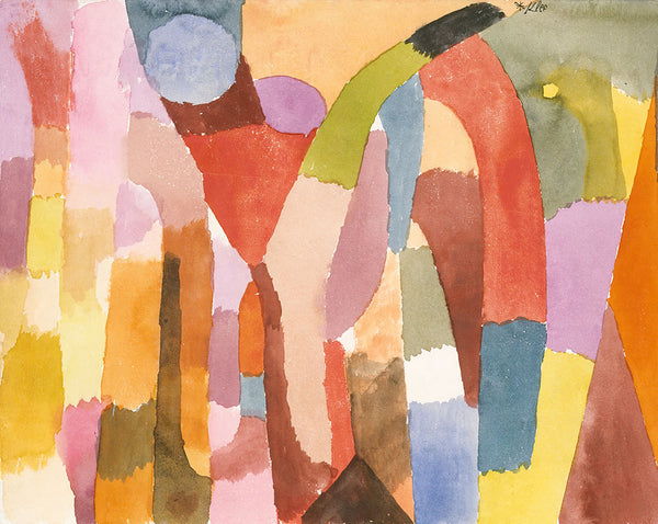 Movement of Vaulted Chambers by Paul Klee - Art Print - Zapista