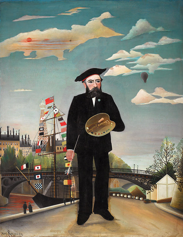 Myself, Portrait-Landscape by Henri Rousseau - Art Print - Zapista