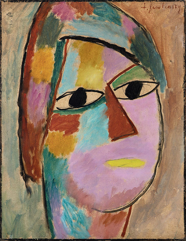 Mystical Head by Alexej von Jawlensky - Art Print - Zapista