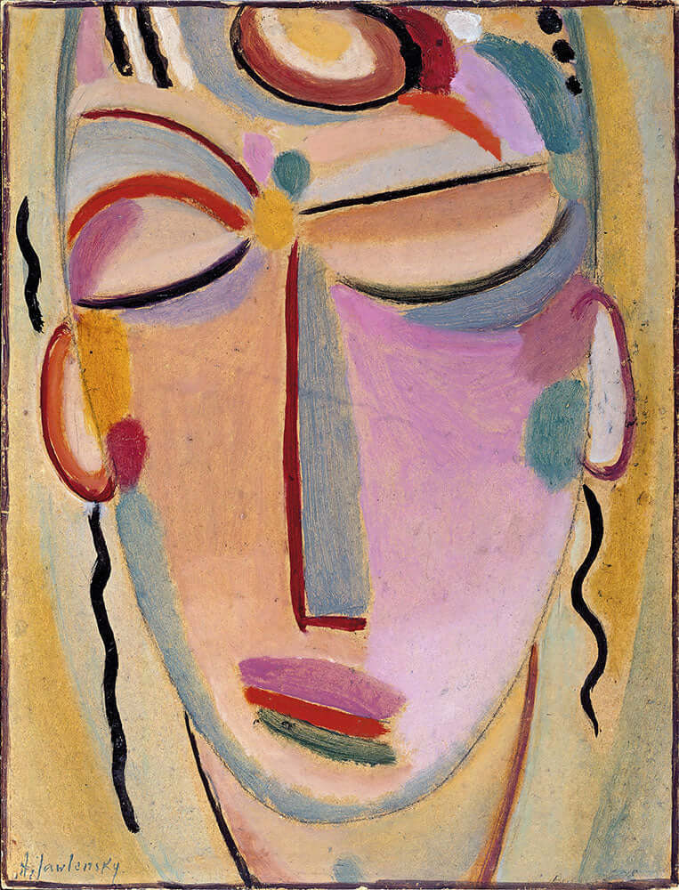 Mystical Head, Meditation by Alexej von Jawlensky - Art Print - Zapista