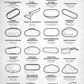 NASCAR Racetracks 2024 - Art Print - Zapista