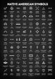Native American Symbols - Art Print - Zapista
