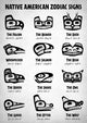 Native American Zodiac Signs - Art Print - Zapista