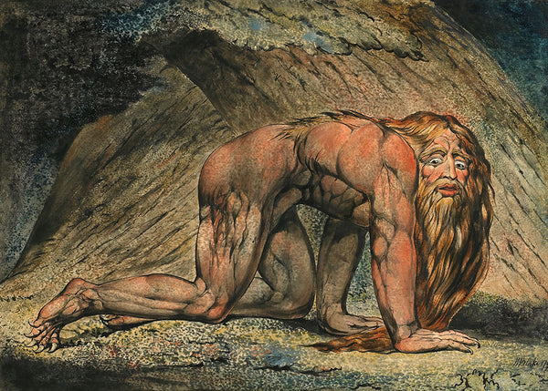 Nebuchadnezzar by William Blake - Art Print - Zapista