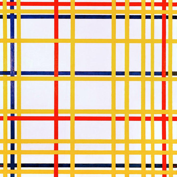 New York City art print by Piet Mondrian - Art Print - Zapista