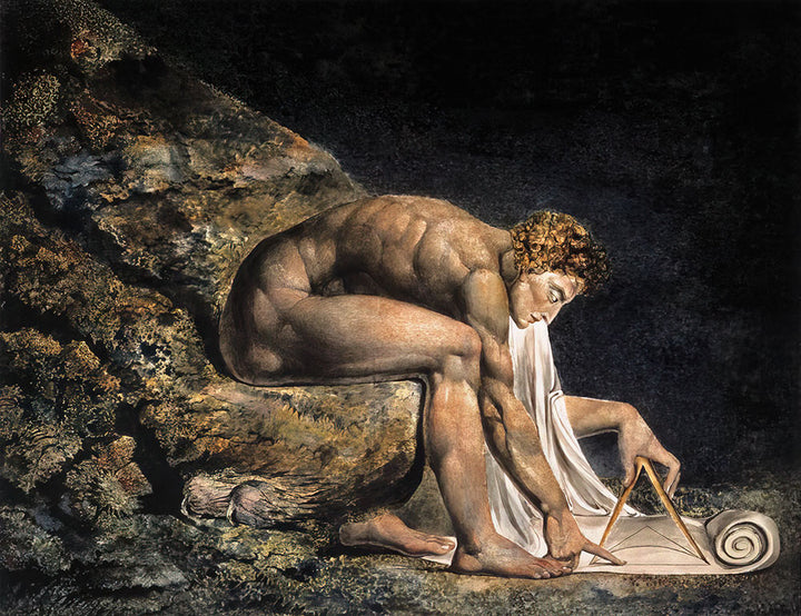 Newton by William Blake - Art Print - Zapista