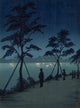 Night Scene at Sumida River by Kobayashi Kiyochika - Art Print - Zapista