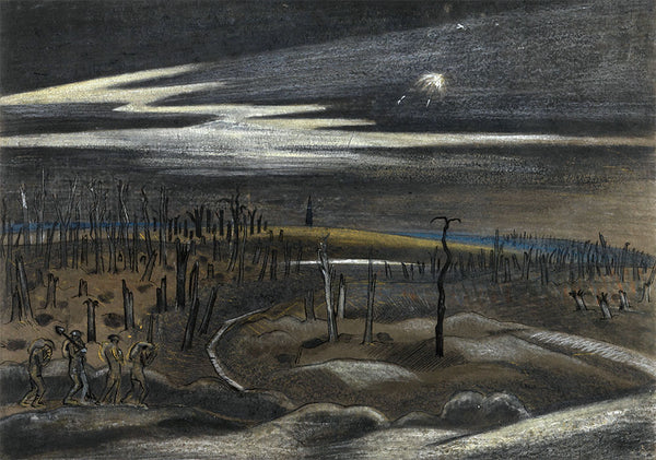 Nightfall, Zillebeke District by Paul Nash - Art Print - Zapista