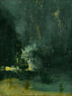 Nocturne in Black and Gold: The Falling Rocket by James McNeill Whistler - Art Print - Zapista