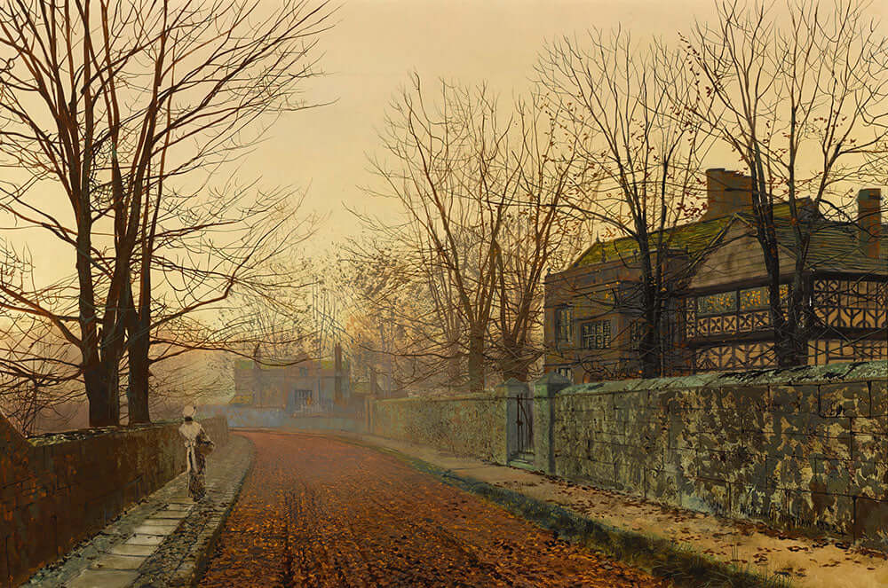 November Morning by John Atkinson Grimshaw - Art Print - Zapista