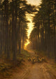 The Sun Fast Sinks in the West by Joseph Farquharson - Art Print - Zapista