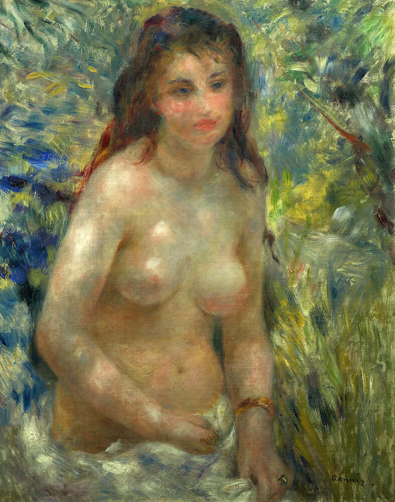 Nude in the Sunlight by Pierre-Auguste Renoir - Art Print - Zapista