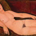 Nude on a Divan by Amedeo Modigliani - Art Print - Zapista