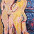 Nudes Standing by Stove by Ernst Ludwig Kirchner - Art Print - Zapista