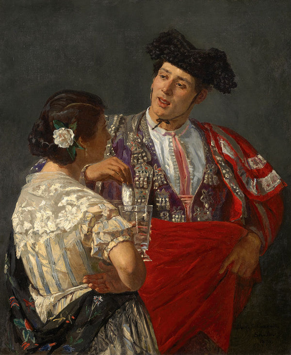 Offering the Panal to the Bullfighter by Mary Cassatt - Art Print - Zapista