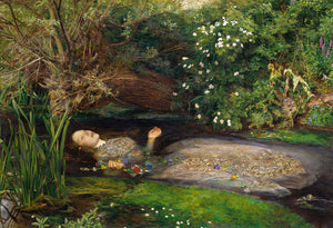 Ophelia by John Everett Millais - Art Print - Zapista