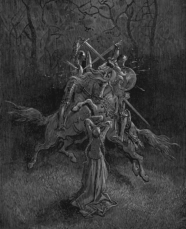 Orlando Furioso V by Gustave Doré - Art Print - Zapista