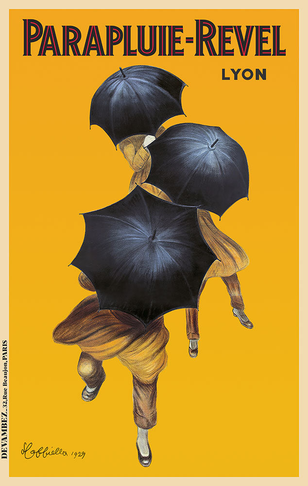 Parapluie Revel by Leonetto Cappiello - Art Print - Zapista