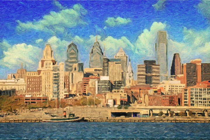 Philadelphia Skyline - Art Print - Zapista