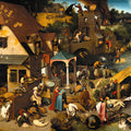 Netherlandish Proverbs by Pieter Bruegel the Elder - Art Print - Zapista