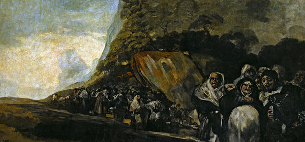 Pilgrimage to the Fountain of San Isidro by Francisco Goya - Art Print - Zapista