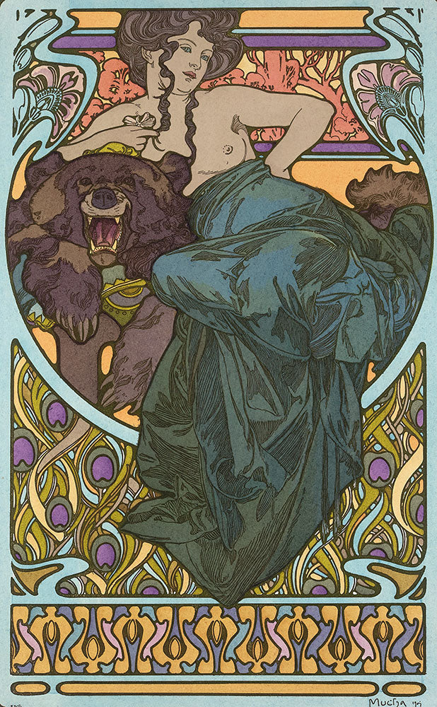 Documents Decoratifs - Plate 47 by Alphonse Mucha - Art Print - Zapista