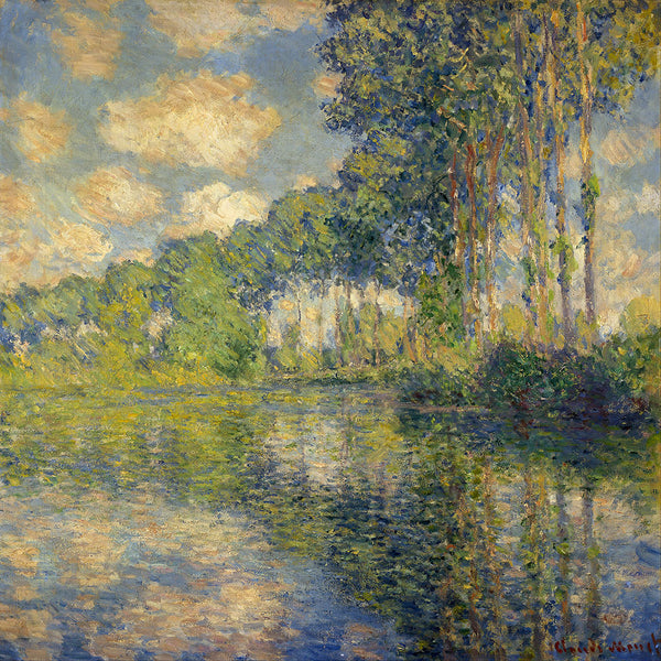 Poplars on the Epte by Claude Monet - Art Print - Zapista