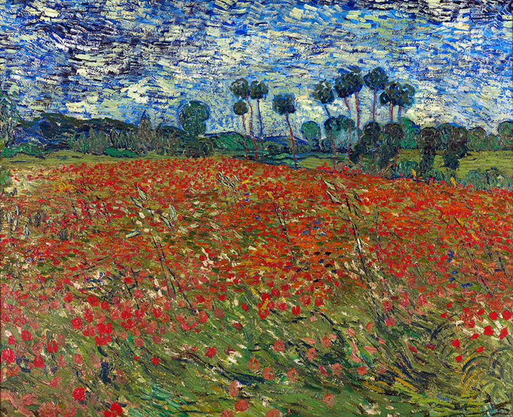 Poppy Field by Vincent van Gogh - Art Print - Zapista