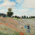 Poppy Field by Claude Monet - Art Print - Zapista