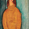 Portrait of Jeanne Hébuterne by Amedeo Modigliani - Art Print - Zapista