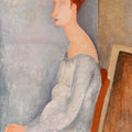 Portrait of Jeanne Hébuterne by Amedeo Modigliani - Art Print - Zapista
