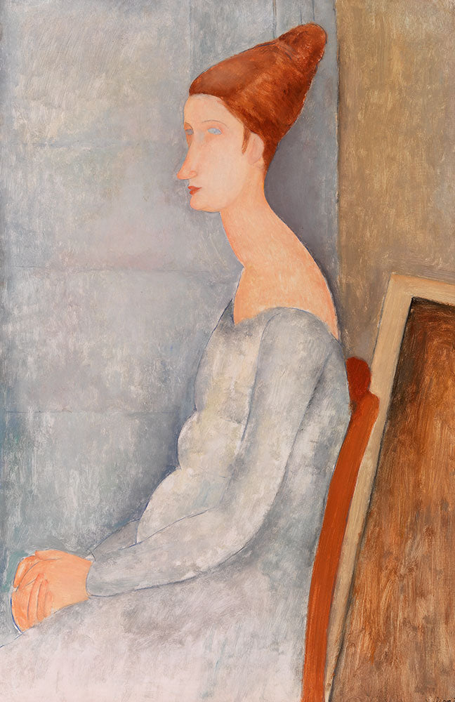 Portrait of Jeanne Hébuterne by Amedeo Modigliani - Art Print - Zapista