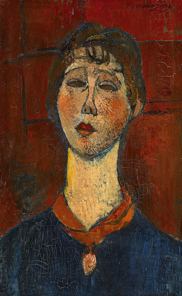 Portrait Of Madame Dorival by Amedeo Modigliani - Art Print - Zapista